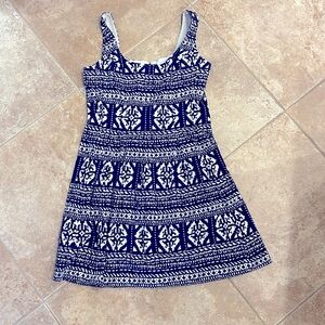 Navy and white Nine West dress